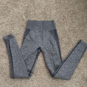 Gray and pink Gymshark Leggings